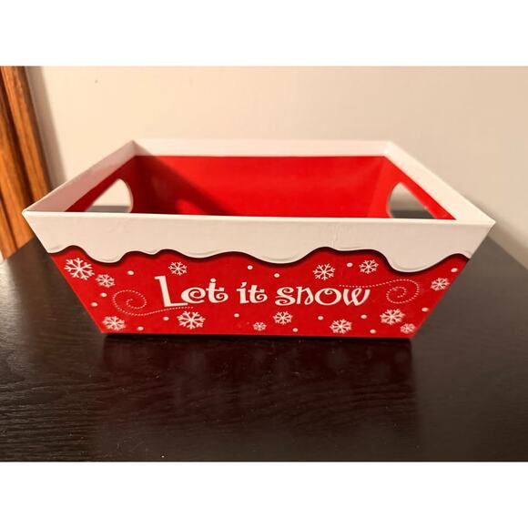 Christmas Let it Snow Market Tray, Small - Picture 1 of 3